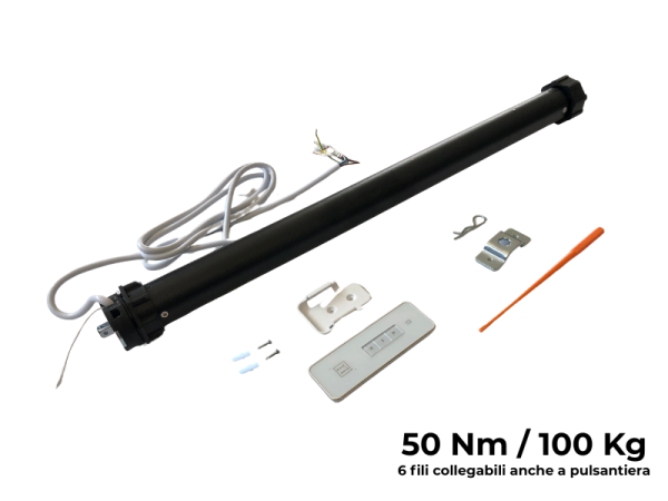 Motore Per Tapparella 100 Kg 50NM Aprimatic – Facile Da Montare E Resistente Per Tapparelle Professionali