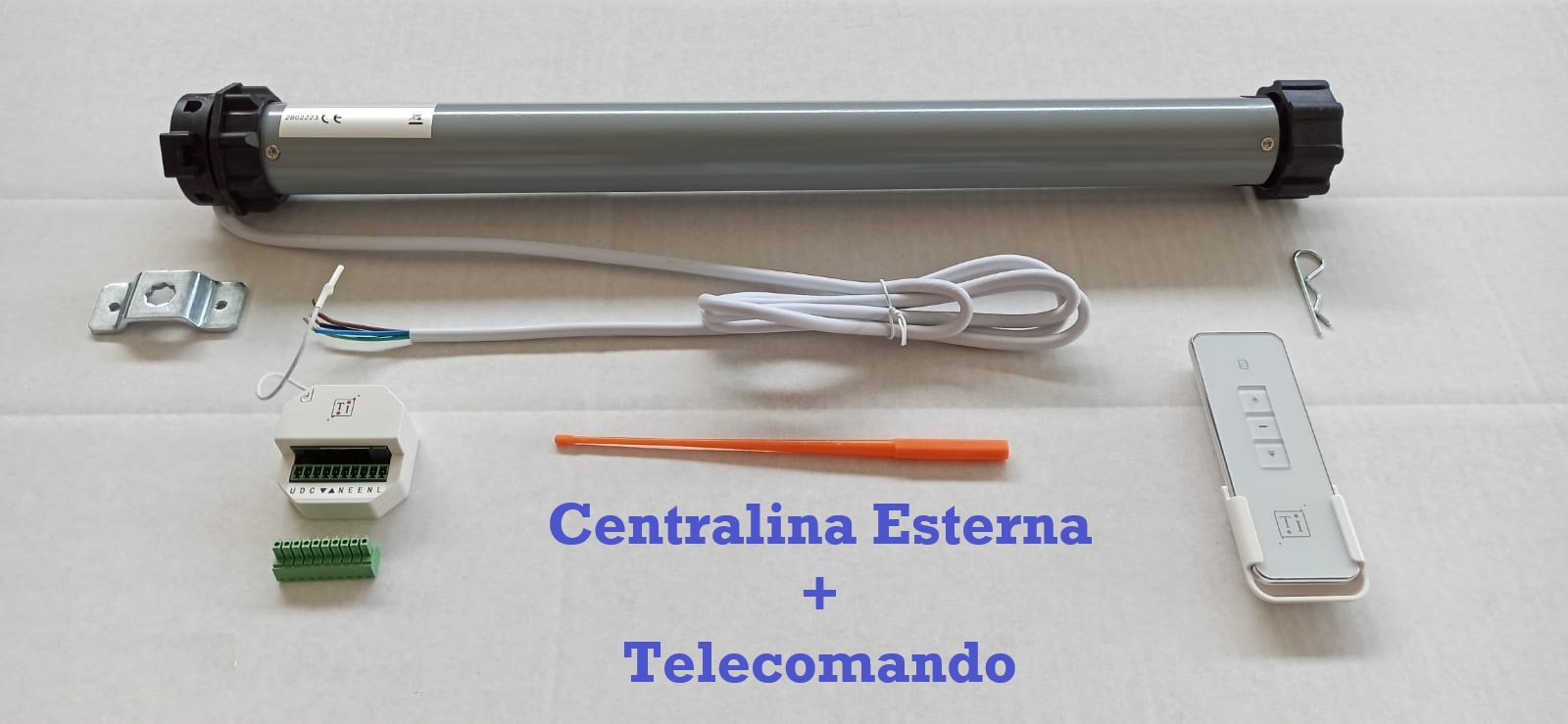 Centralina Con Telecomando Per Tapparelle E Serrande - Kit Universale RF Con Raggio 100m - Foto 2