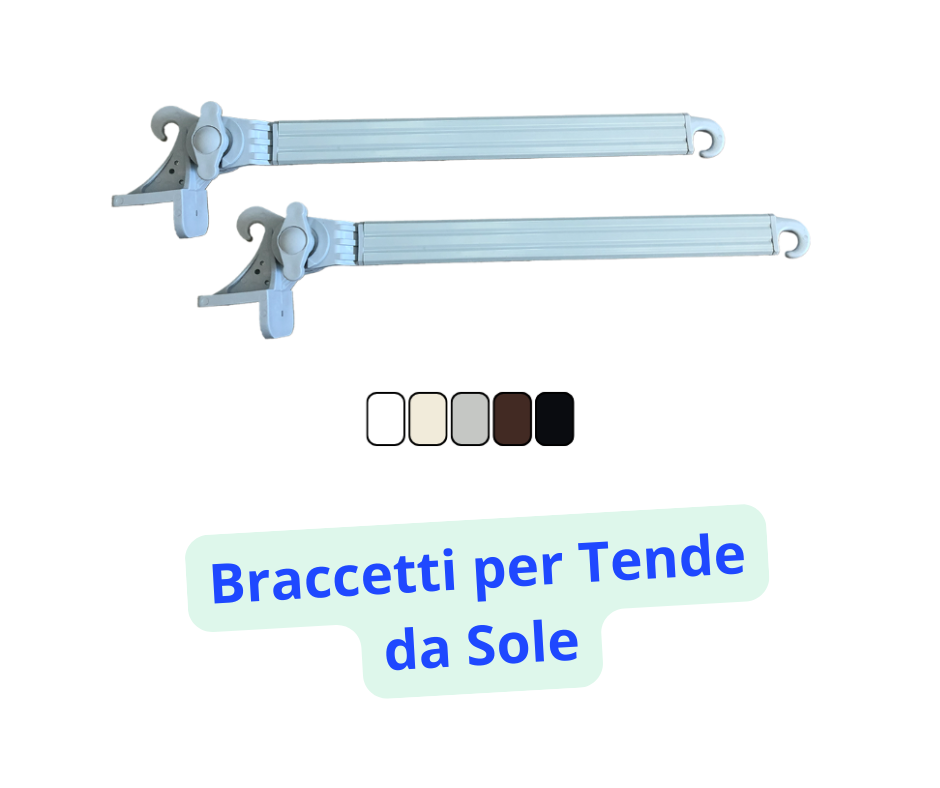 braccetti per tende da sole a caduta